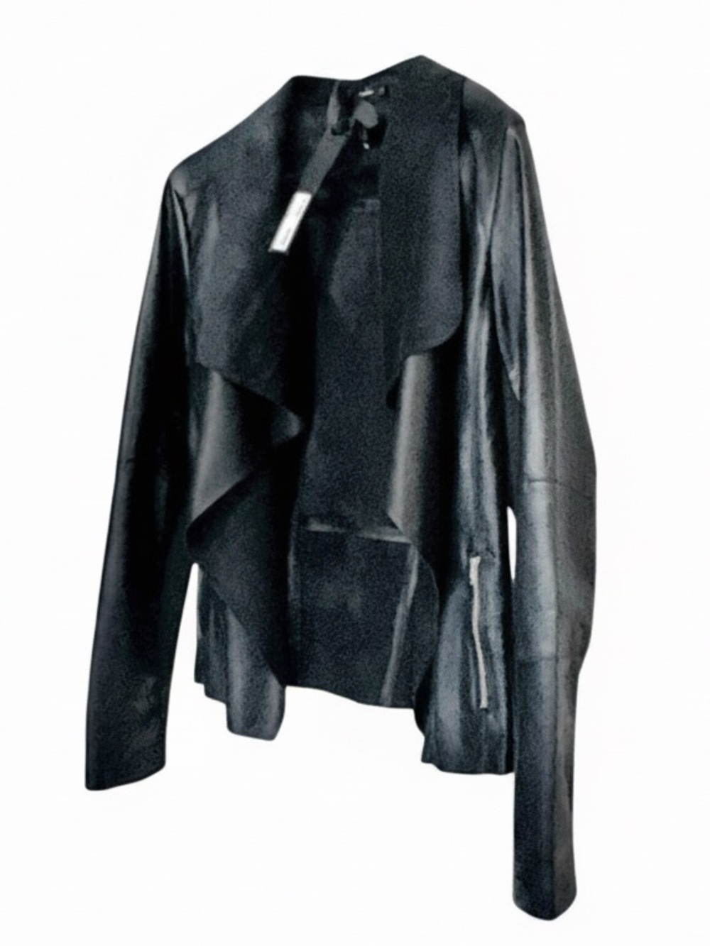 Bianco by Bailando Black Open Moto Jacket | Size L | NWT - Picture 4 of 14
